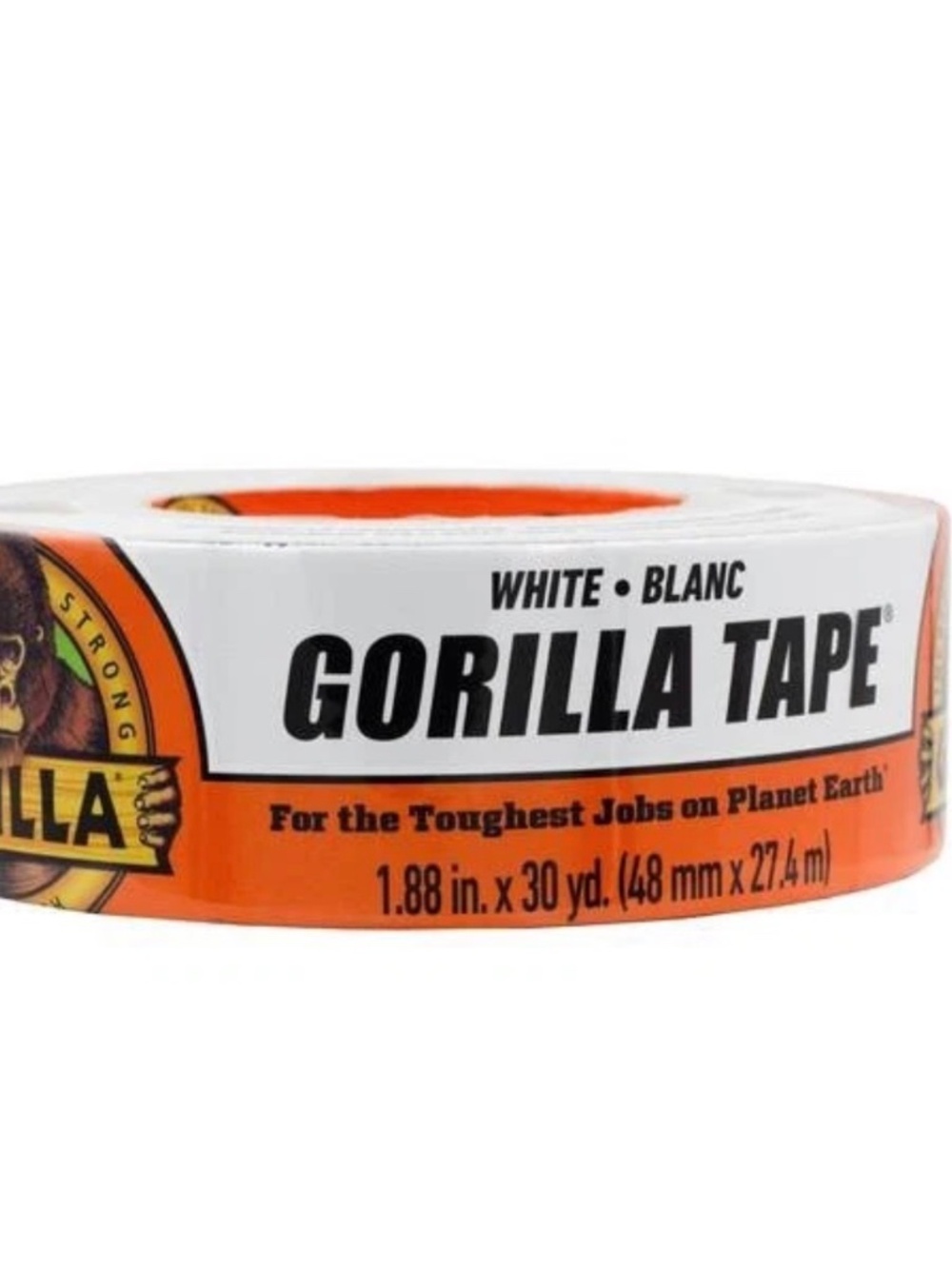 Gorilla 30 Yard Black Tough Duct Tape Single Roll, Pack of 1